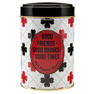 Kaffeedose, leer - Good friends - good drinks - good times
