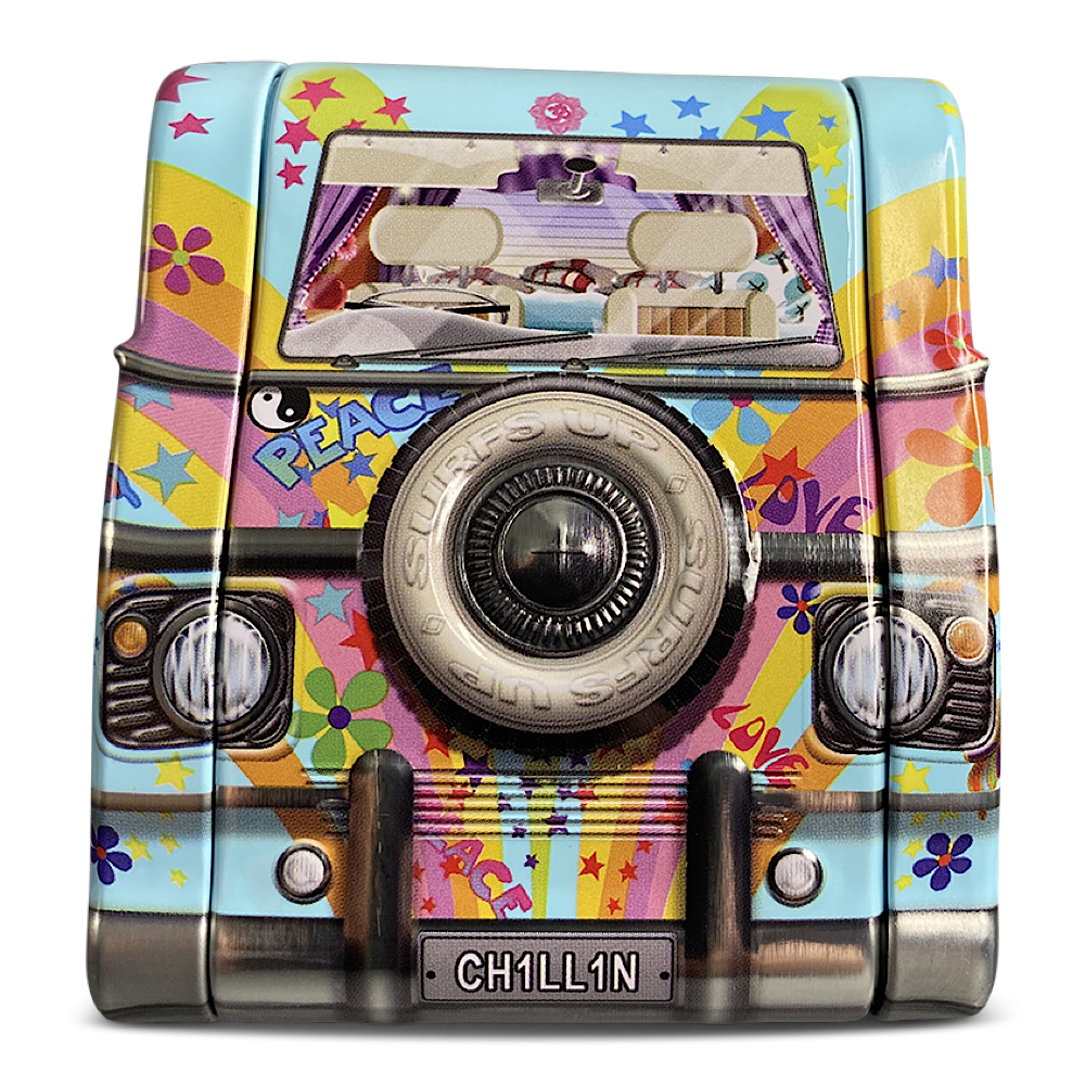 Mini Camper Van Hippie – Geschenkdose