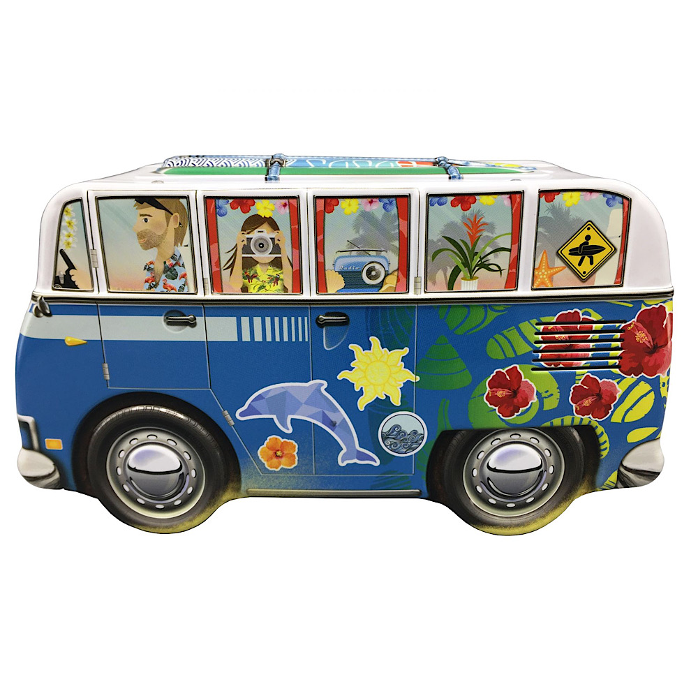 Geschenkdose - Surf Camper Delphin