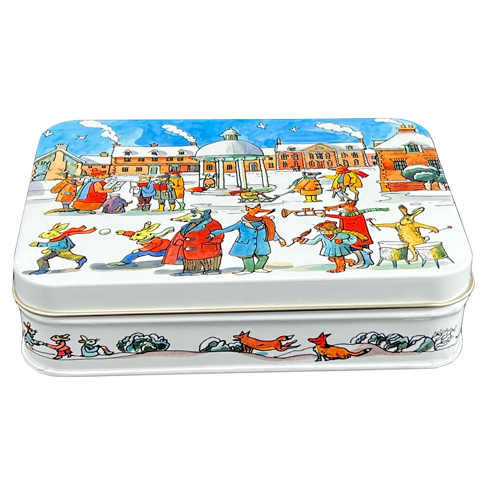 Geschenkdose Winter Scene