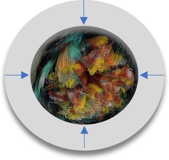 Soft Cord Hundeleine schwarzer Karabinerverschluss und Beschläge aus Metall, Länge 150cm Ø 10mm, Nylon Leine, robust, wetterfest, Endkappen schwarzes Leder