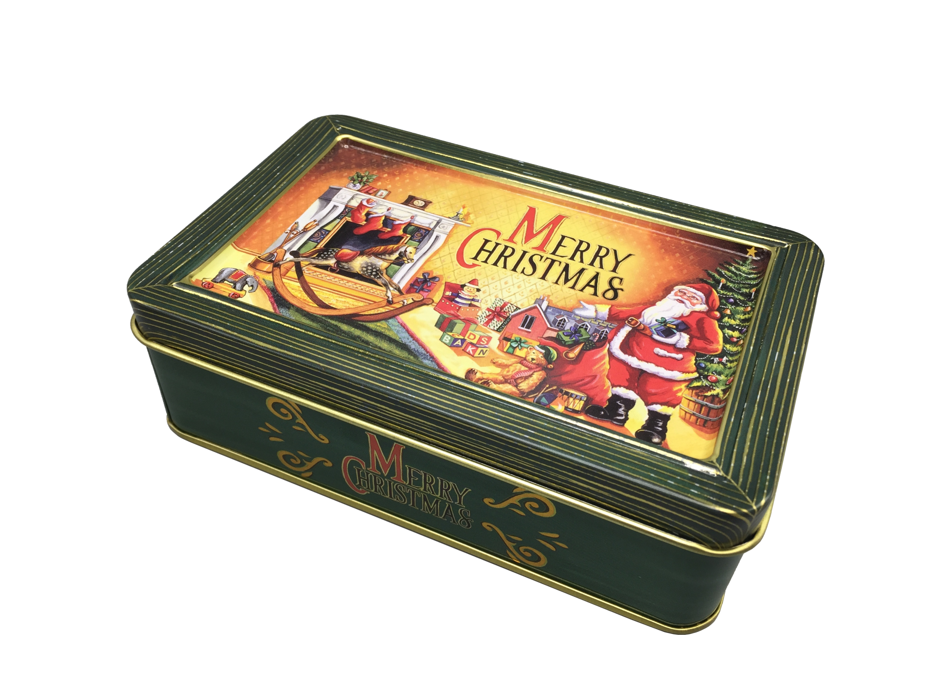 Kleine Rechteckdose Merry Christmas