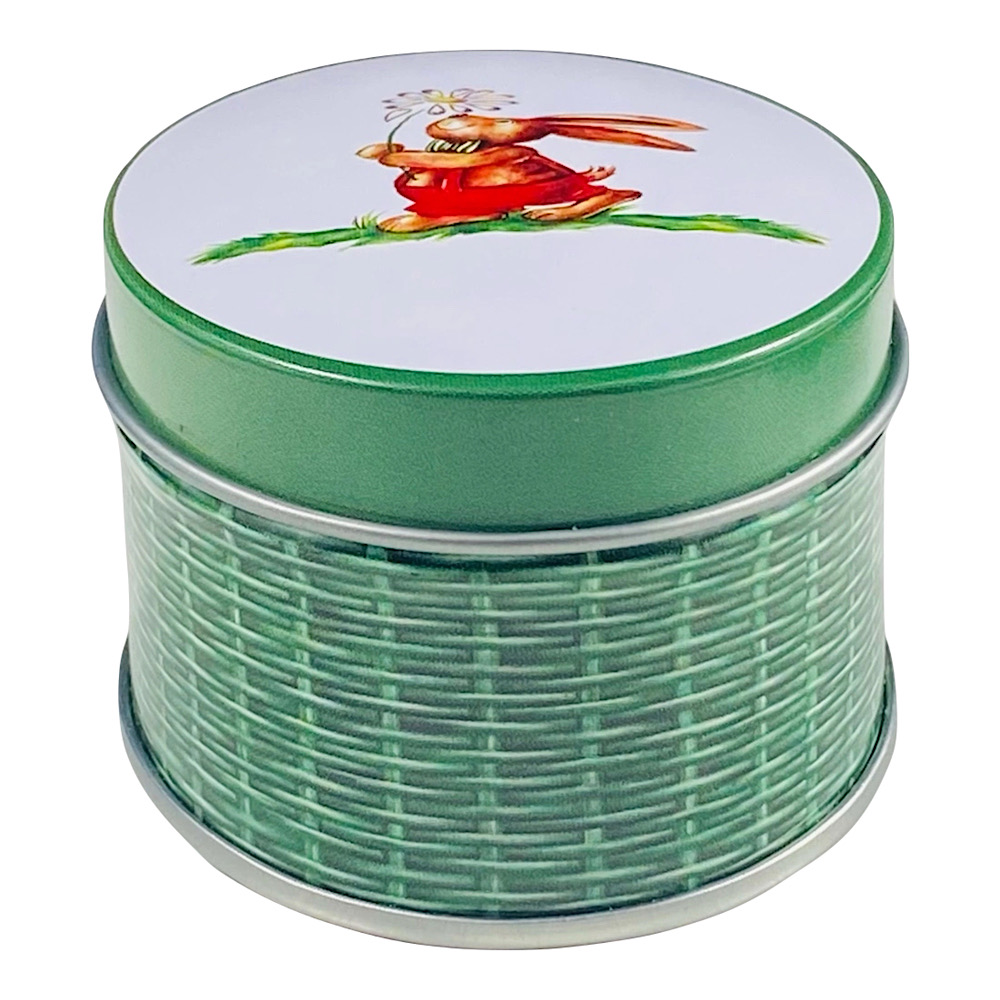 kleine Hasenkorb oval - Geschenkdose, Minidose – Bild 4