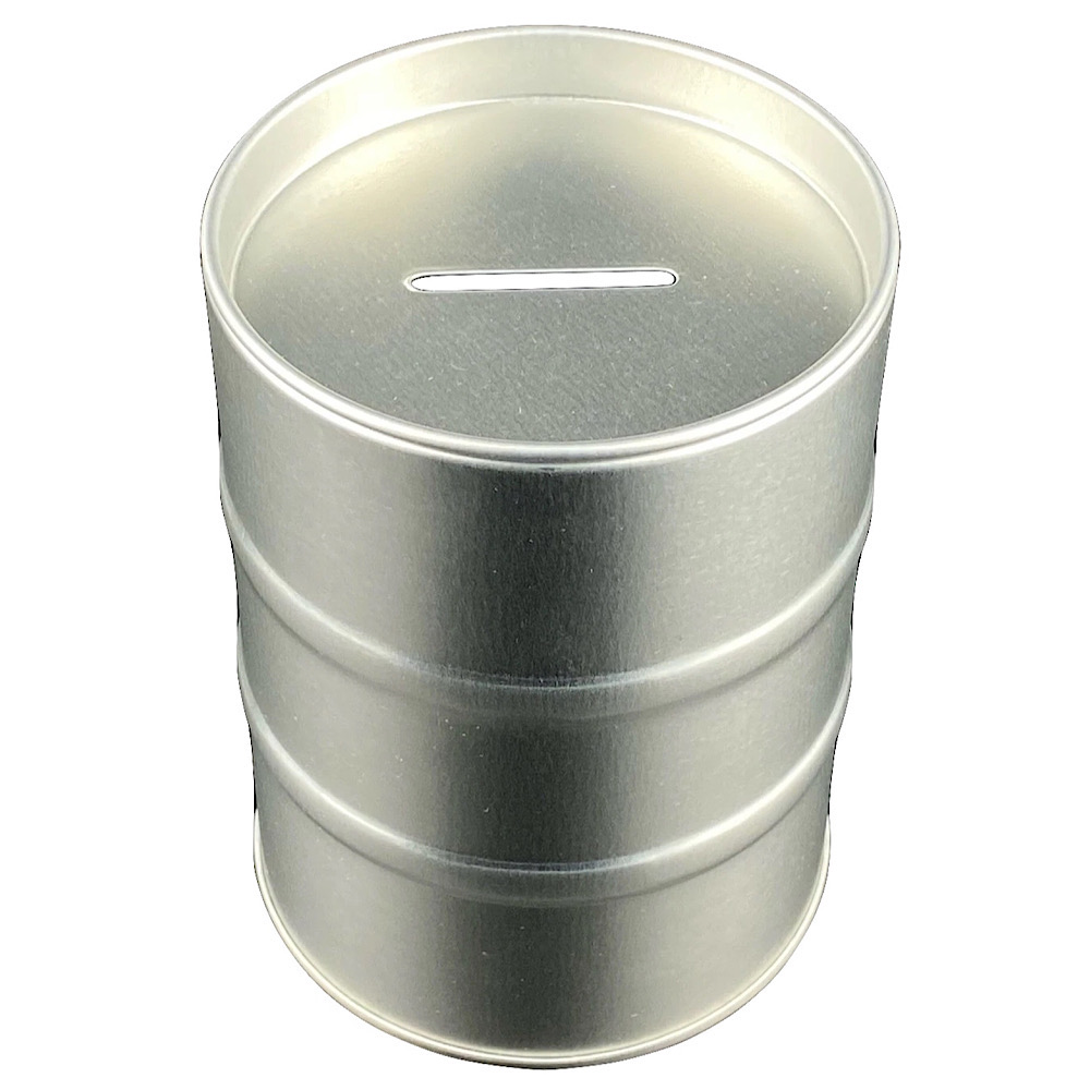 Spardose - Ölfass blank groß – Bild 2