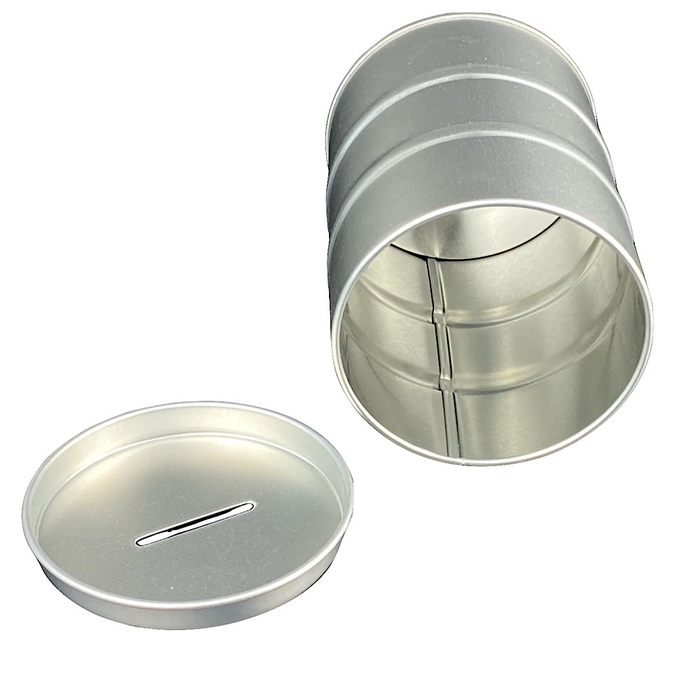 Spardose - Ölfass blank groß – Bild 3