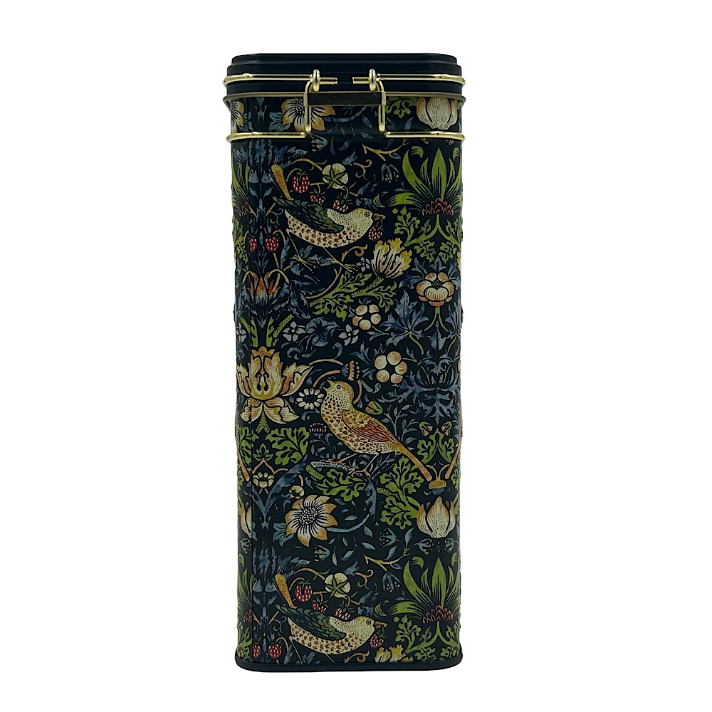 Vorratsdose von Fridolin - Kaffeedose,- geprägt und aufwendig lackiert - Künstler: William Morris Motiv: Erdbeerdieb – Bild 5