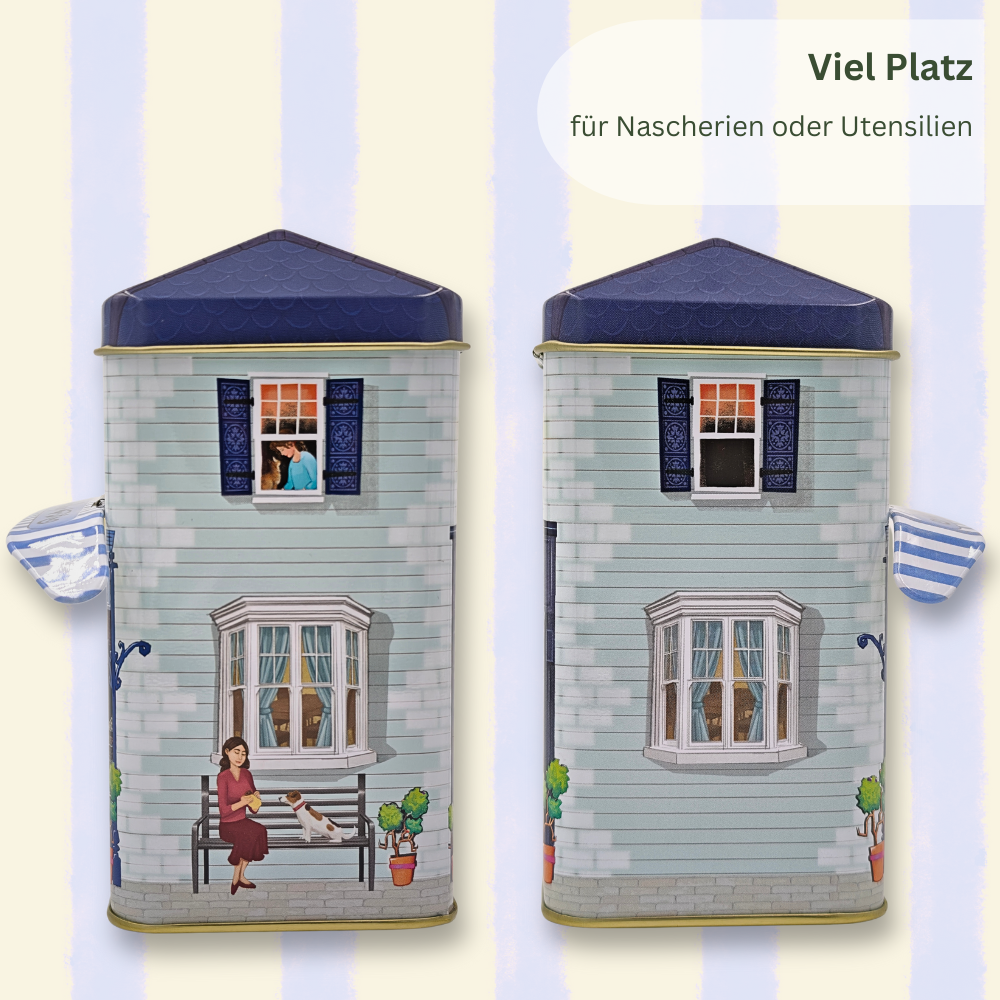 Geschenkdose: Kleines Haus Sweet Shop mit Vordach – Bild 7